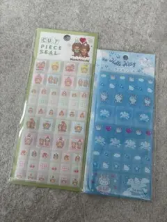 【正規品】キティ　モンチッチ カットシール タイルシール　2枚セット