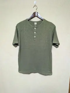 TROPHY CLOTHING ヘンリーネック カットソー ベージュ M - メルカリ