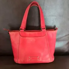 Dakotaレザーハンド バッグ 赤