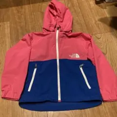 THE NORTH FACE キッズ フード付きジャケット ピンク×ブルーのサムネイル