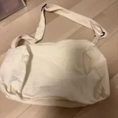 キャンバス ショルダーバッグ アイボリー