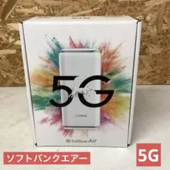 SoftBank Air 5G ホワイト　ソフトバンク Wi-Fi （M24