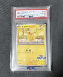 ピカチュウ 熱風のアリーナ イラストレーション　2024 PSA10 連番 ピカチュウ プロモ PSA10 熱風のアリーナ - メルカリ