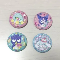 サンリオ 刺繍缶バッジビスケット2