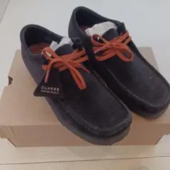 クラークス ワラビー　黒　26.5cm