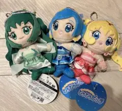 マーメイドメロディー ぴちぴちピッチ　ぬいぐるみマスコット　3種セット
