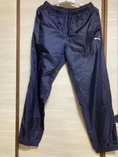 【値下げ交渉可能】Puma ピステパンツ ネイビー/オレンジ