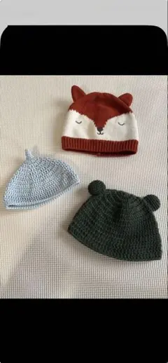 ベビー帽子　３点セット