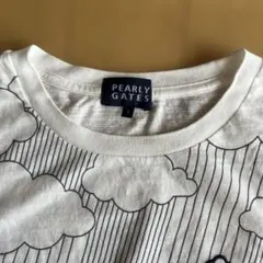 PEARLY GATES 半袖 Tシャツ 雲柄 ストライプ サイズ1 新品のサムネイル