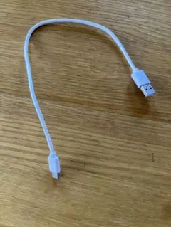 USB充電ケーブル USB-A to Micro USB ホワイト