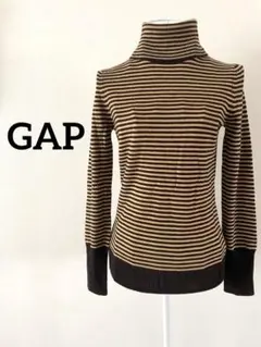 【GAP】未使用　イタリアンメリノウール100% タートルネック ニット S
