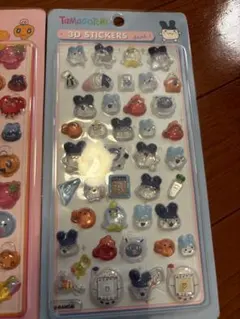 たまごっち　3Dステッカー　ボンボンドロップシール風　立体シール　みみっち