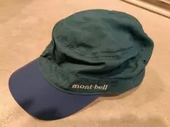 mont-bell キャップ 緑色と青色のサムネイル