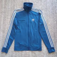 adidas originals トラックジャケット トレフォイルロゴ ブルー