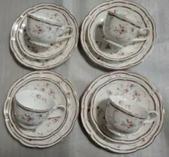 未使用　ノリタケ NT　ニットー　Pure White　カップ＆ソーサー　4客