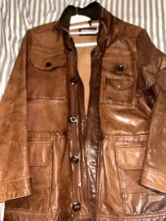 BARRAGE ブラウンレザージャケット