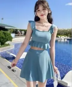 【新品・タグ付き】Lace Ladiesフリル スカート タンキニ セットのサムネイル