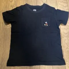UNIQLO UT ミッキーマウス Tシャツ ブラック 110