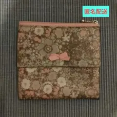 【匿名配送】アフタヌーンティーリビングの花柄リボン付きティッシュポーチ