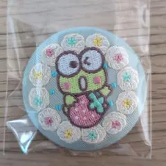 サンリオ 刺繍缶バッジ けろけろけろっぴ