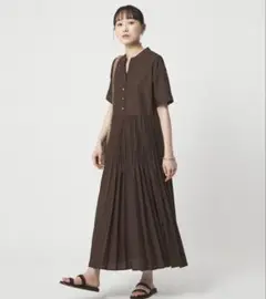 【新品未使用】green label relaxing プリーツ ワンピース