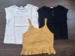 プティマイン　GU トップス 3枚セット　110㎝　7Y