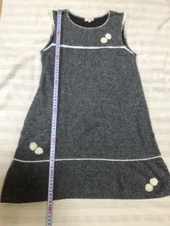 HusHush ジャンパースカート ワンピース 130cm ハッシュアッシュ