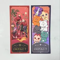 にじさんじ　IMPACT 特典チケット風カード　2種セット