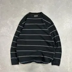 plllllleeeasse ボーダーロンT (BLACK) M - メルカリ