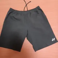 ヨネックス ハーフパンツ　L ブラック　ロゴ刺繍