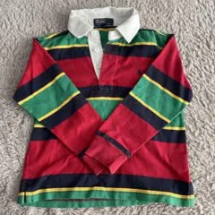 Polo 長袖ポロシャツ 赤・緑・黒・黄色