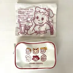 OSAMU GOODS ポーチ 2点セット【新品】訳ありのサムネイル