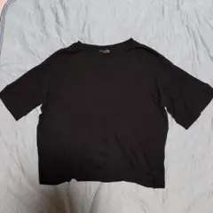 MALAIKA pippala レディース半袖Tシャツ ブラック Lサイズ 綿のサムネイル