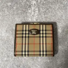 Burberry バーバリー　折り財布　ノバチェック　シャドーホース がま口のサムネイル