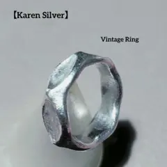 英国 アルカンリング 透かし シルバーリング 8号 9号 シェフィールド 