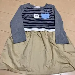 新品未使用　マザウェイズ　ドッキングワンピース　サイズ104