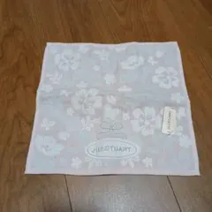JILL STUART 花柄ハンカチ 薄い青