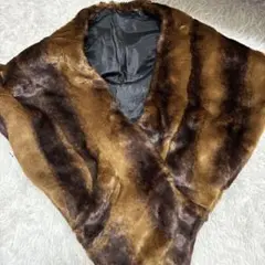moussy◯ブラウンファーショール毛皮ミンク