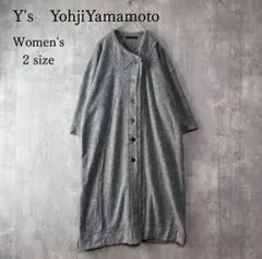 ワイズ Y's ヨウジヤマモト ウールニットワンピース ロングジャケット2