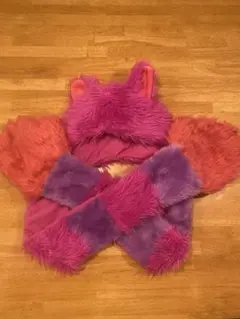 【美品】 チェシャ猫 マフラーキャップ ディズニー