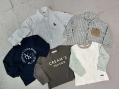95〜100 男の子 ロンT シャツ　秋冬 まとめ売り
