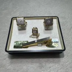 カフスボタン・ネクタイピン・リングセット