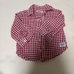 ミキハウス　チェックシャツ 80