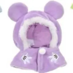 ディズニーストア ユニベアシティ シークレットポンチョ 紫 むらさき