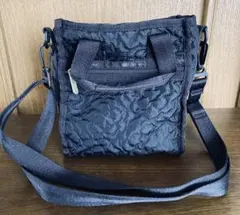 LeSportsac MINI N/S TOTE パフィーブロッサムズ ブラック