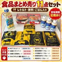 食品まとめ売り 11点セット レトルト 飲料 ごはん