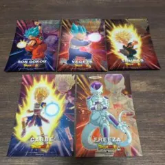 ⑬ DORAGONBALL ドラゴンボール メタリックシート 第2弾 5枚セット