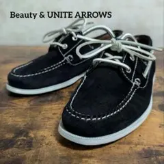 27cm Beauty & UNITE ARROWS ネイビー スウェードのサムネイル