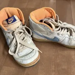NIKE ターミネーターハイカット　ベージュ/オレンジ/ブルー　25.5センチ