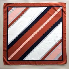 【earth music&ecology】バイアス柄スカーフ